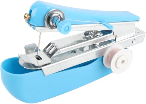 Generic Mini Portable Handheld Sewing Machine for Household Travelling, Durable Stitcher Sewing Machine for Home and Traveling