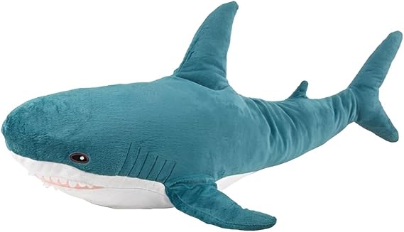 Plush Shark Toy Pillow, 31-inch Giant Shark Plush Animal Toy Super Soft and Cute Pillow Children’s Boys and Girls Room Decoration Bedtime Gift (Blue, 31 inches)