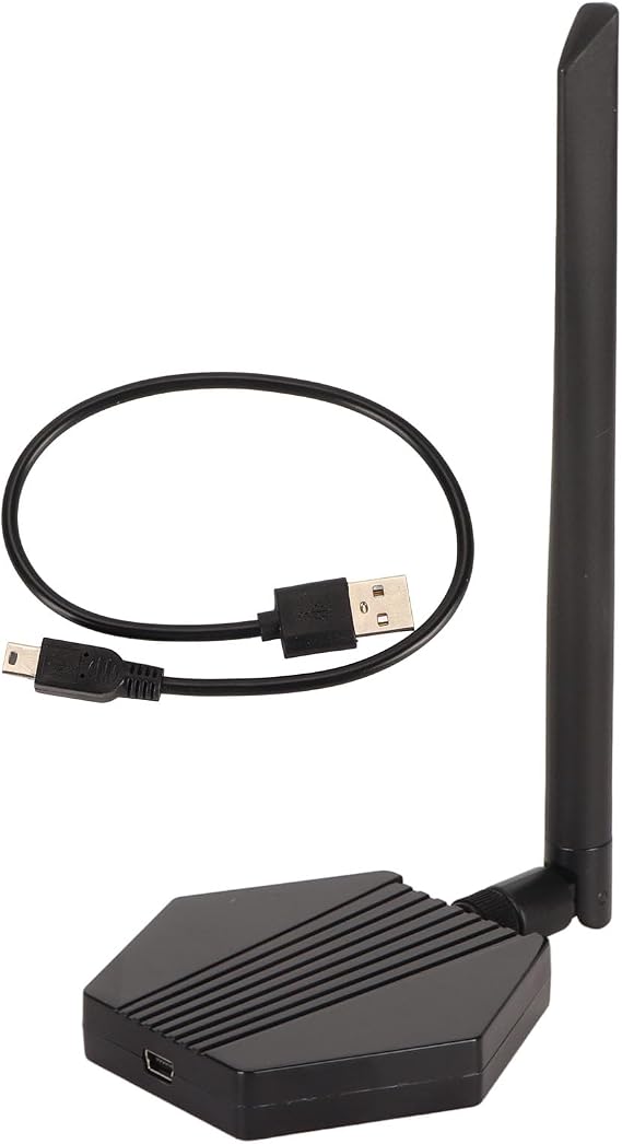 300Mbps Usb External, Adapr Awus036Acm Dual Band Adapter, Awus036Acm, Awus036Acs Wide-Coerage Dual-Band Ac600 With Enhanced Reception, Compatible With Desktop Pc, Easy Setup, Wide Coverage, For Use