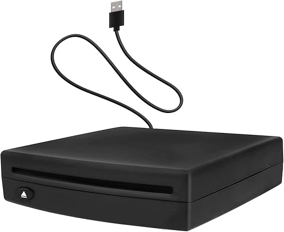External USB Car CD Player - Universal Vehicle CD Player via USB Radio Connection for Android Navigation - Portable Plug and Play