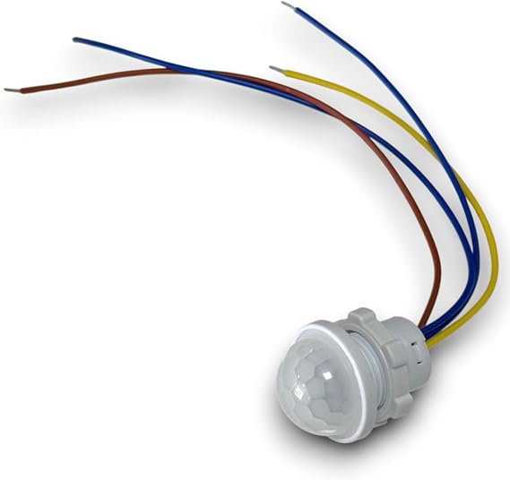 Elektromall - Pır Hareket Sensörü 220V - 20cm Kablolu