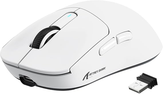 VGN GAMEPOWER X3 Kablosuz Gaming Mouse, Ultra Hafif 49g Oyuncu Mouse, PixArt PAW3395 Sensör, 26000 DPI, Programlanabilir, Üç Modlu 2.4G/Bluetooth/USB-C Kablolu, Uzun Pil Ömrü, PTFE Ayak, PC/MAC-Beyaz