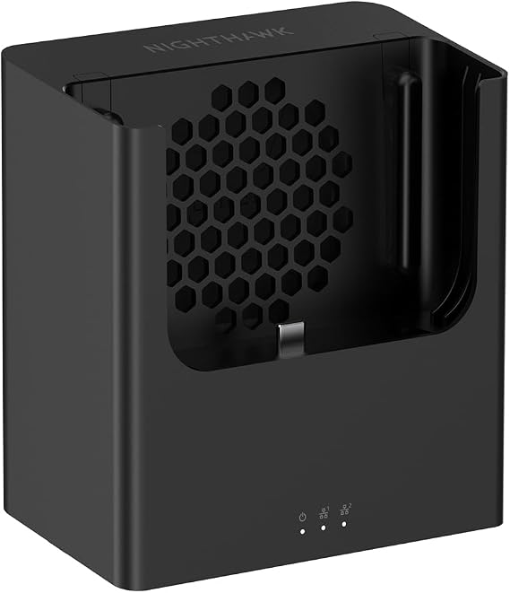 NETGEAR Nighthawk 2-Port Gigabit Ethernet Cradle (MD200) – Power & Wired Connections for Your Nighthawk M7 Ultra or Pro, M7, M6 Pro, M6, or M3 Mobile Router
