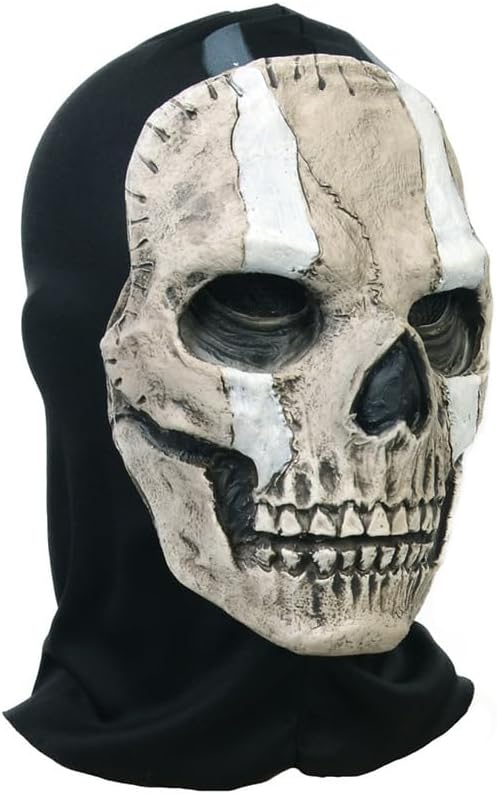 Halloween Carnival Horror Skull Mask Ghost Game Mask Headcover,CS Cosplay Full Face Skull Horror Mask