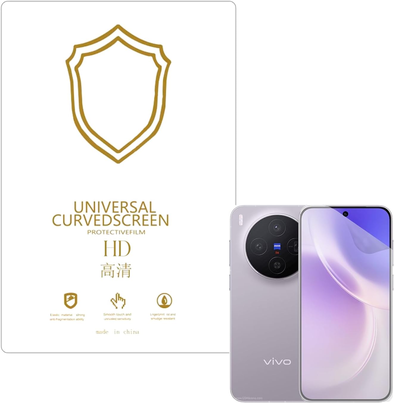 Microcase Vivo X300 Pro ile Uyumlu Full Tpu Nano Ön Ekran Koruma Filmi - EKM101