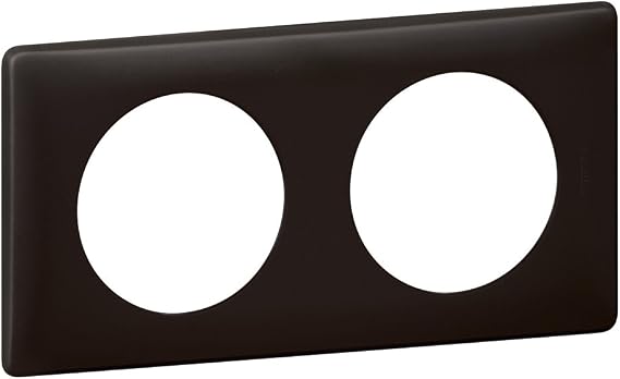 Legrand 066742 Céliane Powder Plate 2 Posts Basalt Finish
