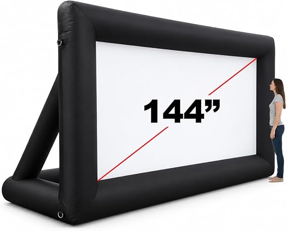Core Şişme Yansıtma Ekranı 144 inç