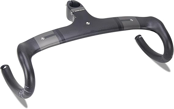 Integrated Stem Handlebar 400 * 100mm Aero Bars For Road Bike