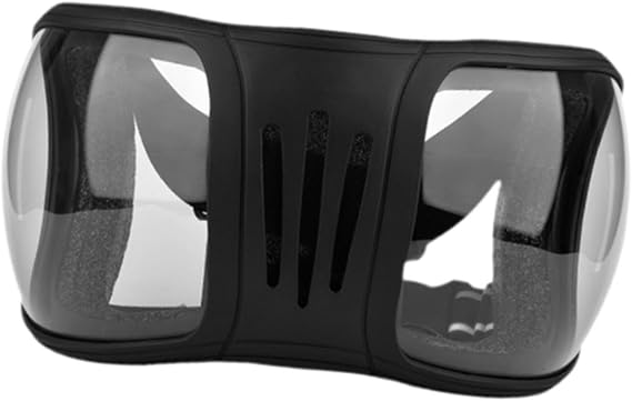 Equestrian Goggles With Vivid Colors Comfort And Designed For Outdoor Racing Adventures Sand Protective Horse Riding Glasses UV Protections, clear and black, 15x27cm