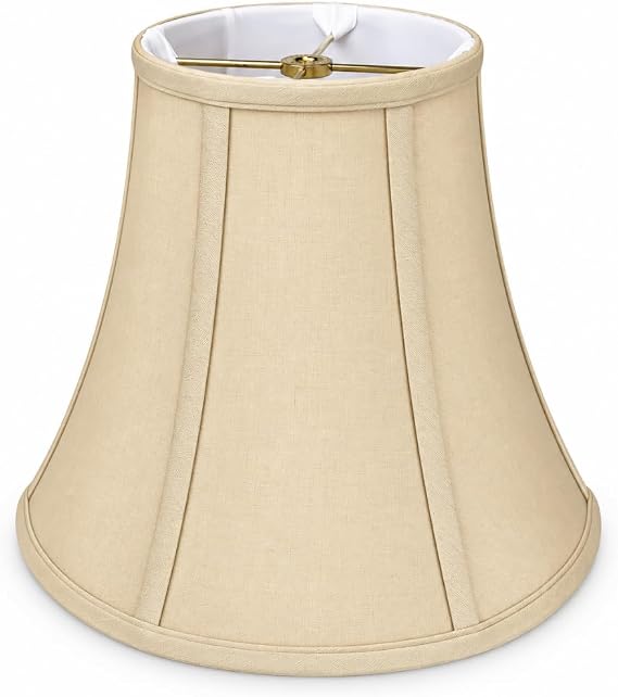 Royal Designs, Inc. True Bell Basic Lamp Shade, Beige, 4"" x 8"" x 7.25""