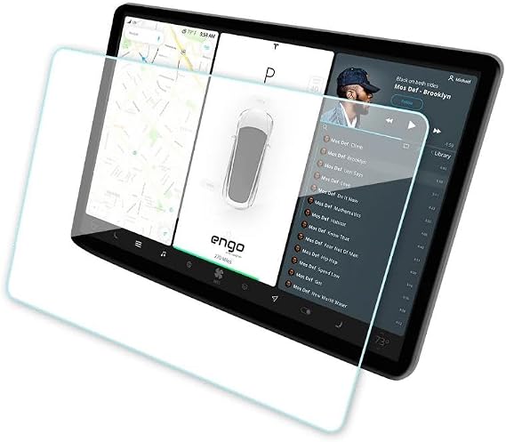 Engo Tesla Model Y 15 İnç İle Uyumlu Ekran Koruyucu Şeffaf Nano