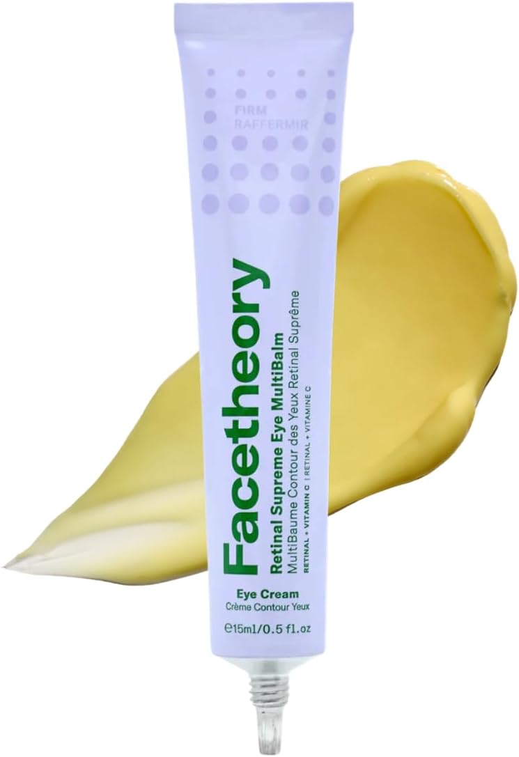 Facetheory Retinal Supreme Eye MultiBalm - Advanced Firming, Brightening & Smoothing for All Eye Area – Targets Wrinkles, Dark Circles & Aging, Retinoid, Vitamin C & Hyaluronic Acid & Squalane