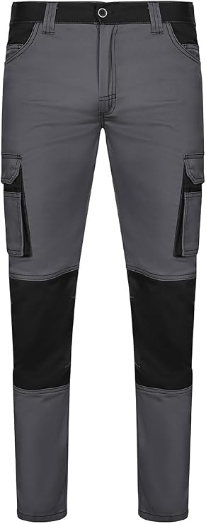 VELILLA Bicolor Stretch Trousers Work Utility Trousers Unisex Adult
