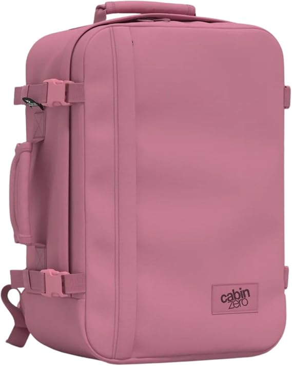 Cabinzero Classic Cabin Backpack 36L, Flight Approved Carry On with YKK Zips and Lightweight Build, Travel Rucksack
