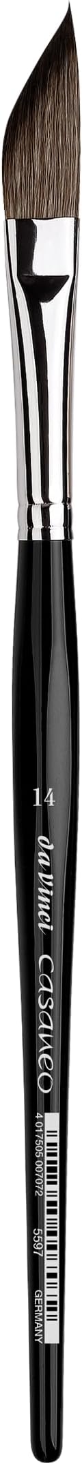 da Vinci Watercolor Casano Watercolor Brushes, 14, Black