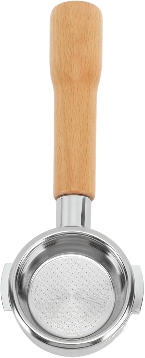 Fabater 58mm Bottomless Coffee Portafilter, Aluminum Alloy, Single Layer