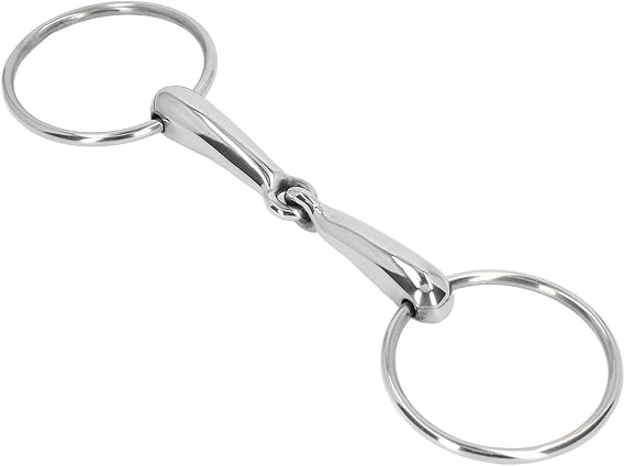 Horse Snaffle Bit Stainless Steel 135mm Roller