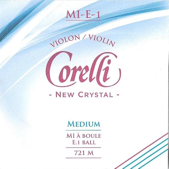 Violin Strings by Savaras Corelli Crystal 4/4 Size 4 String Set