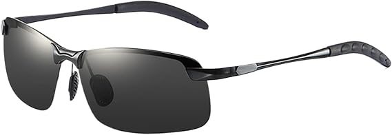 Photochromic Safety Glasses UV400 Protection Anti Glare Outdoor Eyewear | Photochromic Glasses for Men Reduce Glare Driving Goggles Driving Cycling Equipment Fishing Biking Hiking Outdoor Sports