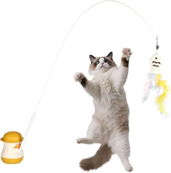 Interactive Toys for Cats Rotating 2 Modes Self-Play