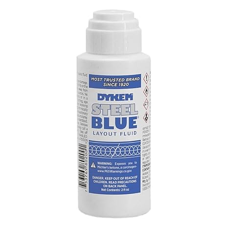 Dykem STEEL BLUE Layout Fluid (60 ml) (blue)