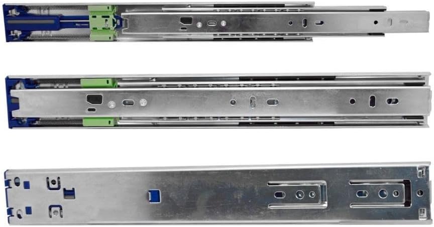 Minnes Frenli Teleskopik Çekmece Rayı H46mm - 40cm