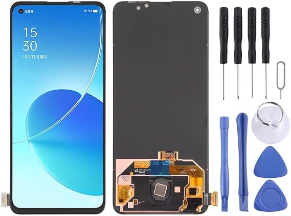 Premium LCD Screen Display Replacement LCD Screen and Digitizer Full Assembly for OPPO Reno6 5G PEQM00 CPH2251