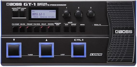 BOSS GT-1 | Compact Guitar Effects Processor | Packed with Iconic Amps & Effects