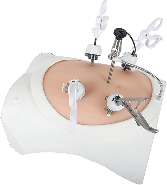 Laparoscopic Trainer Simulator Training Box, 1:1 Laparoscopy Surgery Practice Kit with Training Accessories, for Students to Carry Out Relevant Practical Training