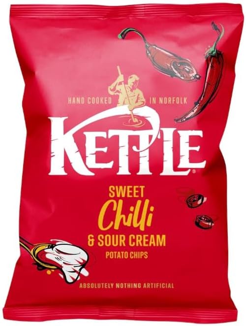 KETTLE Sweet Chilli & Sour Cream Potato Chips 130g