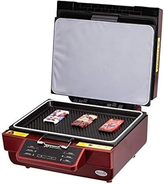 Heat Press Machine, 3D Sublimation Vacuum Printer for Mug, T-Shirt, Cell Phone Case - Digital Printing Machine for Sublimation and Heat Transfer Applications