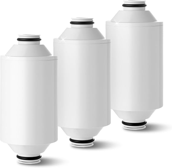 AWP175 Replacement Filter Cartridge Compatible with Philips AWP1775CH Shower Removes Chlorine and Impurities, Filtering Capability (Pack of 3)