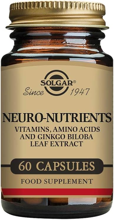 Solgar Neuro Nutrients with Ginkgo Biloba | 60 Vegetable Capsules