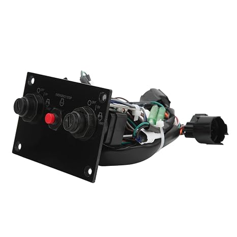 Outboard Dual Engine Switch Panel Assembly Durable and Reliable Replacement for Dual Engine 37100-96J14 37100-96J17 1 Set