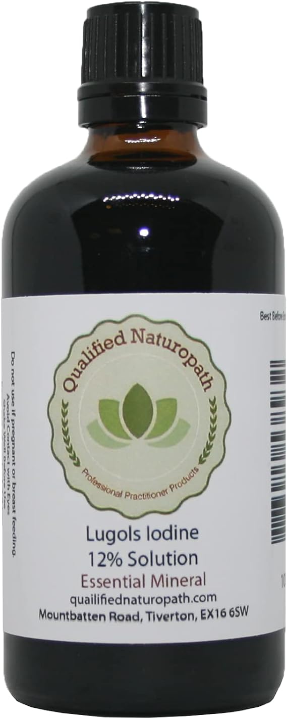 Lugols Iodine Solution 12% - 100ml - with Dripper/Dropper Top