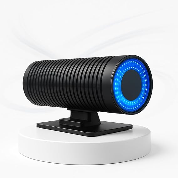 Blue Crisp Air 31- Air Purifier + Fragrance Diffuser - Home Or Car - Double Fan - 4 Stage Filter For Ultimate Pure Air. Battle 99% Pollen. Dust. Smoke. Pm2.5. Car Fumes. Virus