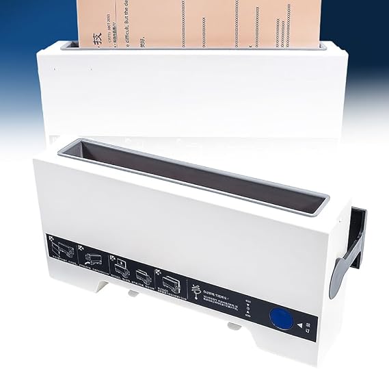 Book Binding Machine, Electric Hot Melt Binding Machine for A4 Documents, Ideal for Office Supplies, Binding Thickness up to 22mm (240 Pages)