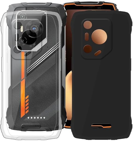 携帯電話ケース Blackview Oscal Pilot 36.8インチ用、耐衝撃超薄型ソフトシリコンバンパーカバー、360°落下防止TPUシェル保護ケース、Blackview Oscal Pilot 3用 - 2個