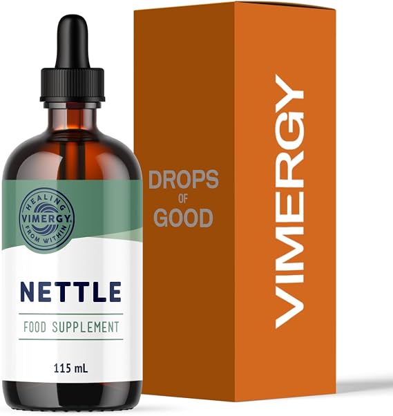VIMERGY Organic Nettle Extract, Glycerin-Based Liquid, 115 mL
