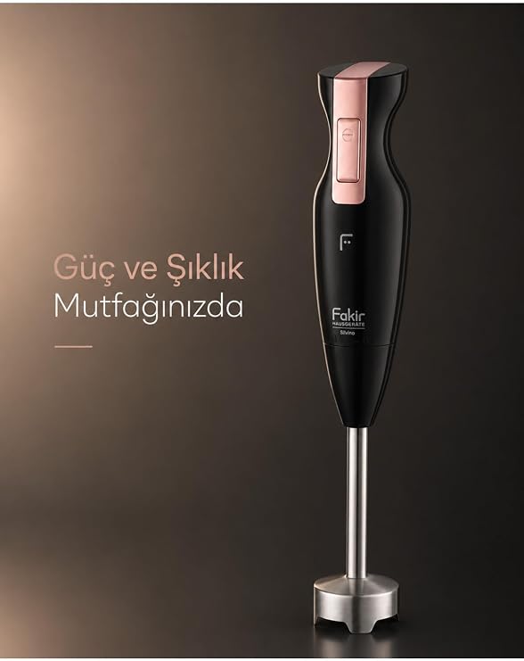 Silvino Stick 4 Bıçaklı Çubuk Blender 900W - Siyah