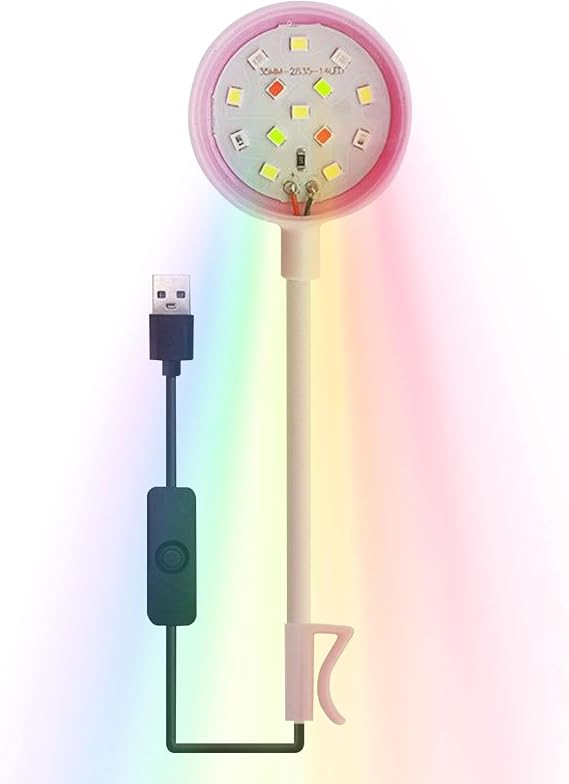 Aquarium Light, LED Light, Clip On Light, Aquarium Light, 360° Rotation, Clip-on Lamp, Waterproof, Small, LED Light, Aquarium Fish, Aquatic Plants, Aquatic Plants, Fish-breeding, Fish-raising,