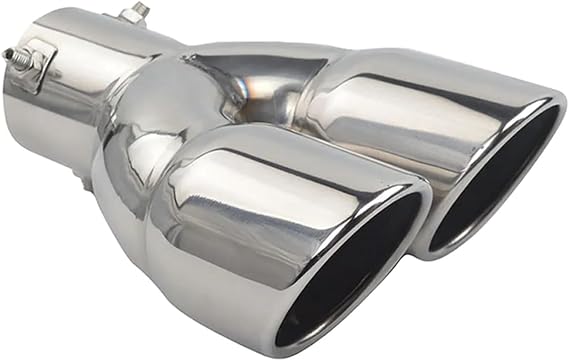 Car Exhaust Tailpipe Stainless Steel Exhaust Trim Tailpipe Silencer