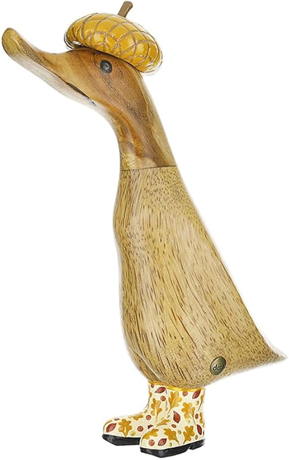 DCUK Wooden Acorn Hat and Welly Boots Duckling