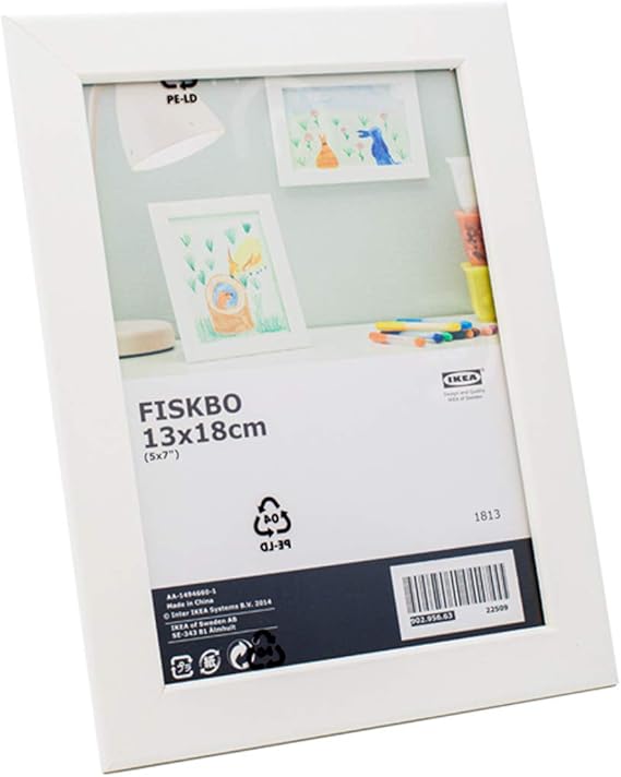 IKEA FISKBO çerçeve, beyaz 13x18 cm