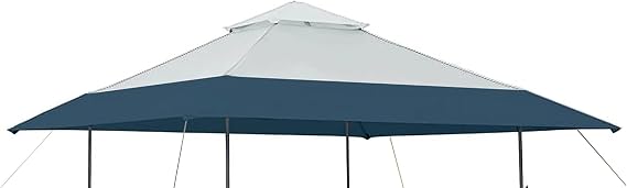 Replacement Cover Compatible with Ozark Trail 14' x 14' Instant Lighted Canopy,Canopy Cover ONLY, (Navy Blue)