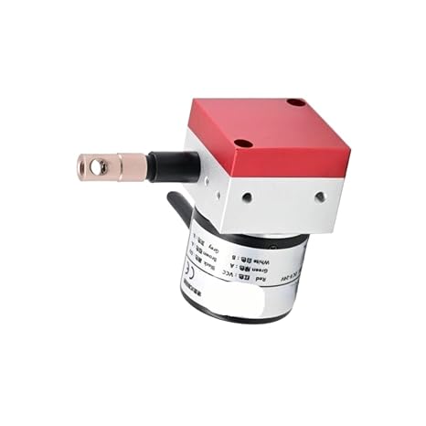 Draw Wire Sensor H40S 8 24V NPN 100 1000p 200/400/500/600mm Pull Rope Displacement Potentiometer(200mm)
