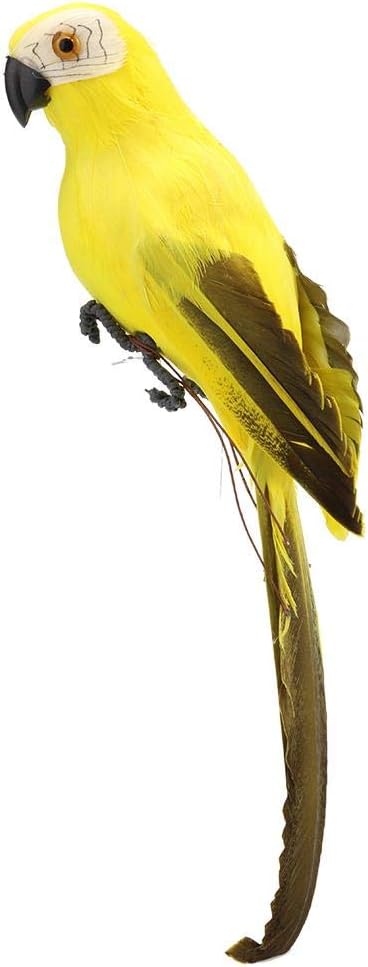 BIOSA Artificial Simulation Foam Birds Feather Parrot Imitation Decorative Fake Birds Ornaments DIY Craft for Wedding Decoration Home Garden Party Accessories