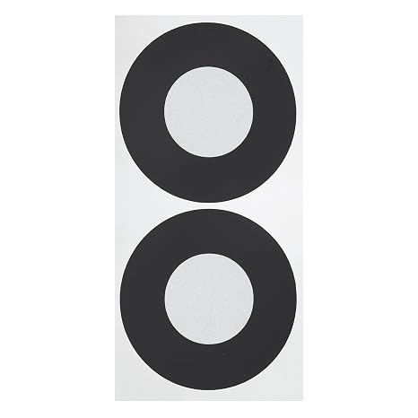 MECCANIXITY ハンドヘルド3Dスキャナー用ラウンド3Dスキャンマーカー2個、内側30mm外側60mm高反射トラッキングドットスキャンポイントマーカー、レーザー3Dスキャナー用ポジショニングターゲット、シルバー