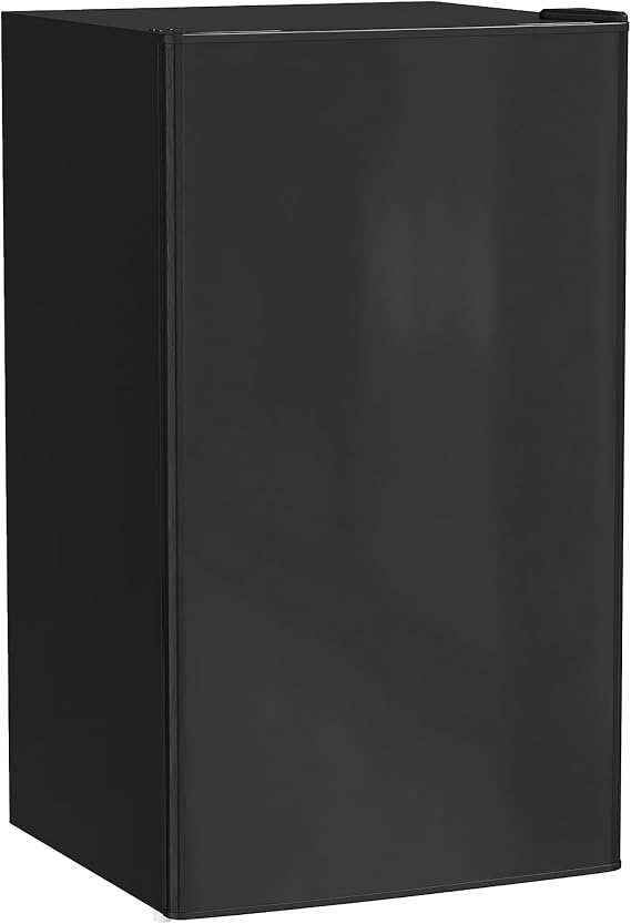 HOMCOM Small Fridge 91 L with Silent Freezer Low Consumption Black [Energy Class E]