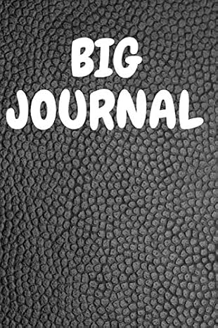 Big Journal: 600 Pages 6" x 9"